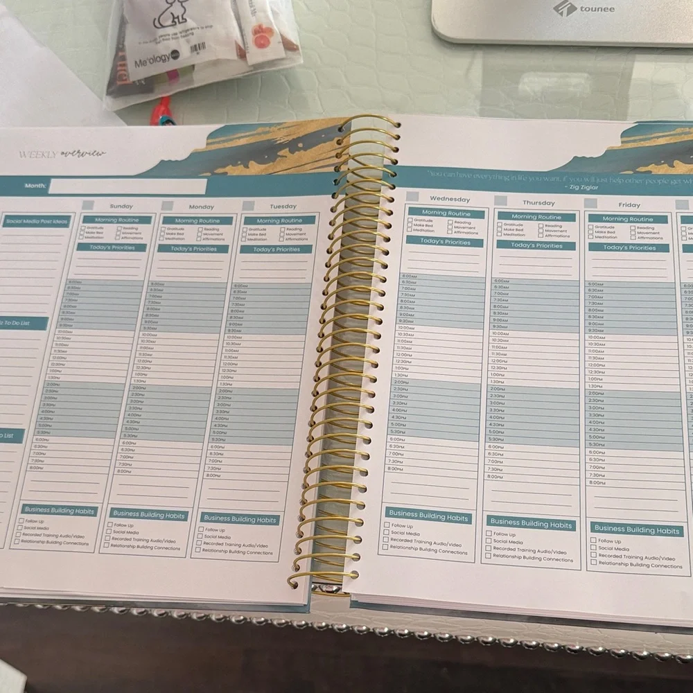 90 Day Habits - 12 month Planner for Network Marketers + Direct Sales